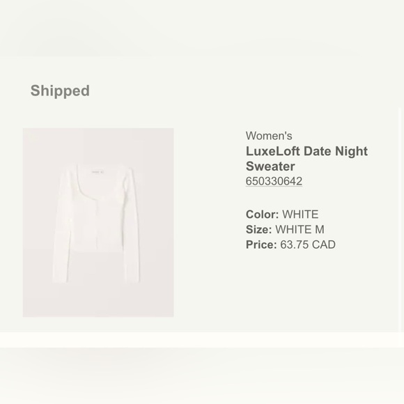 Abercrombie Date Night Sweater - Picture 3 of 3